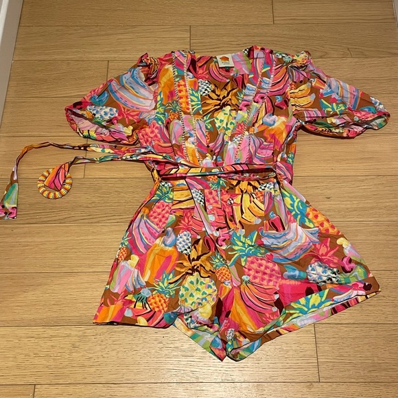 Farm Rio Fruit Salad Romper - Picture 1 of 2